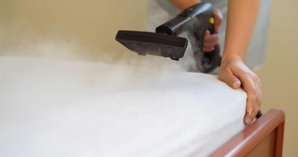 Occasional steam cleaning is one way to ensure you are caring for your latex mattress properly. 