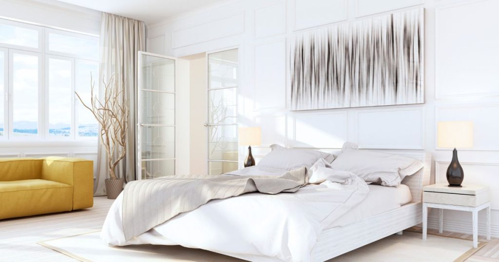 Luxury organic latex pocket spring bed.